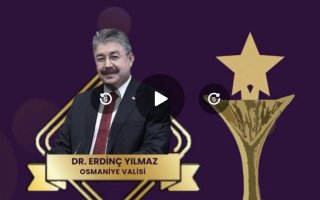 OAMANİYE VALİSİNE HAK ETTİĞİ ÖSÜL VERİLDİ. 