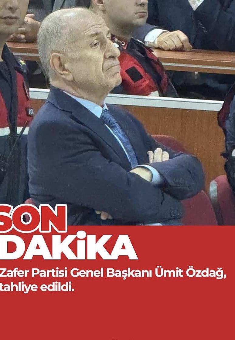 ZAFER PARTİAİ HENEL BAŞKANI TAHLİYE ESİLDİ